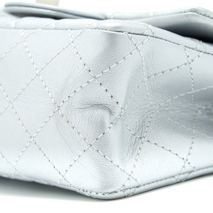 Chanel Mini 2.55 Reissue Flap Bag Calfskin Light Grey