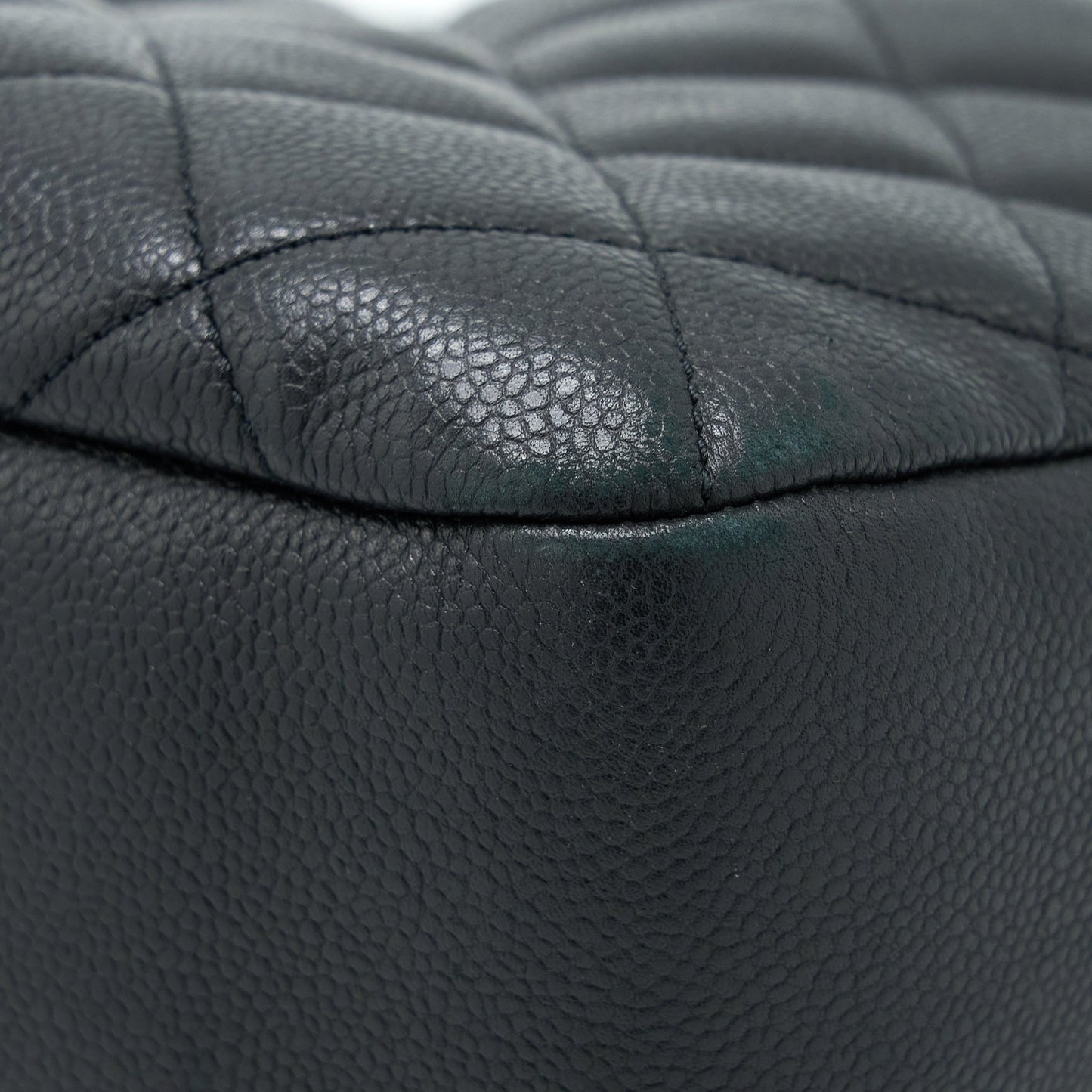 Chanel Matelasse Chain Tote Bag Caviar Black