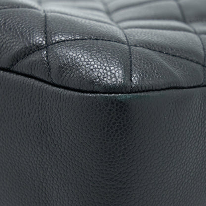 Chanel Matelasse Chain Tote Bag Caviar Black