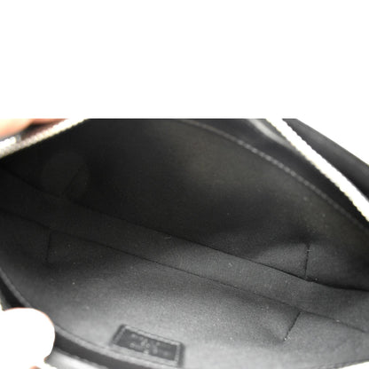 LOUIS VUITTON Pochette Accessoires Monogram Mat Fowler Pouch Bag Black