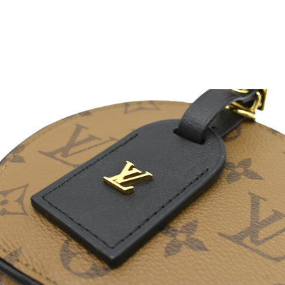 LOUIS VUITTON  Boite Chapeau Mini Reverse Monogram Canvas Shoulder Bag Brown