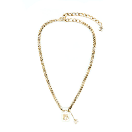 Chanel 22S Perfume Bottle/CC Logo Drop Necklace/Choker L