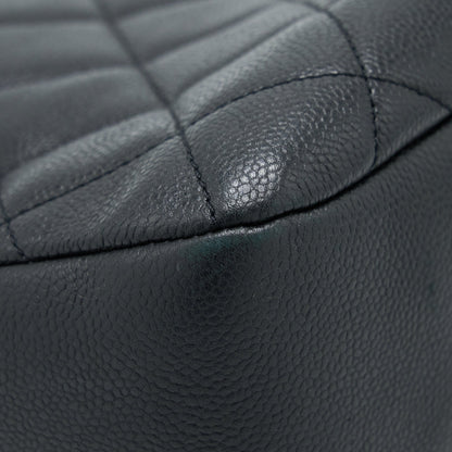 Chanel Matelasse Chain Tote Bag Caviar Black