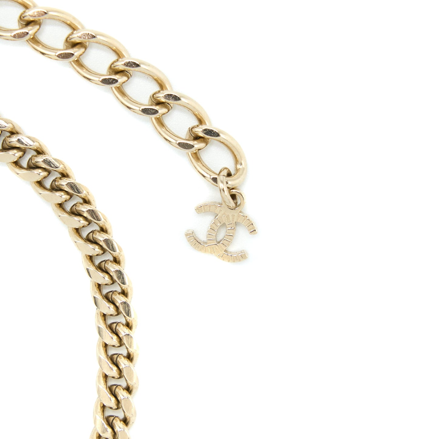 Chanel 22S Perfume Bottle/CC Logo Drop Necklace/Choker L