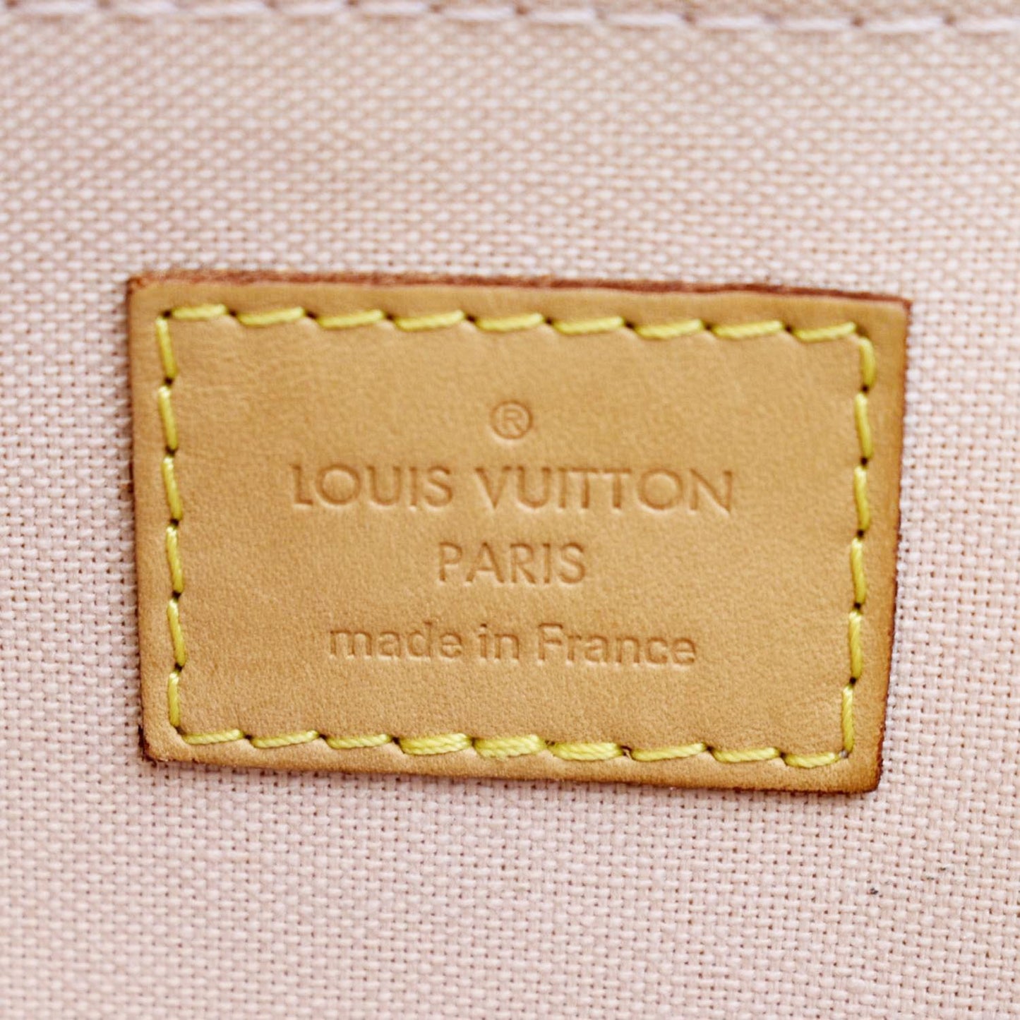 LOUIS VUITTON Croisette Damier Azur Satchel Crossbody Bag White
