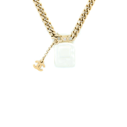 Chanel 22S Perfume Bottle/CC Logo Drop Necklace/Choker L
