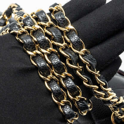 Chanel Medium Classic Double Flap Bag Caviar Black