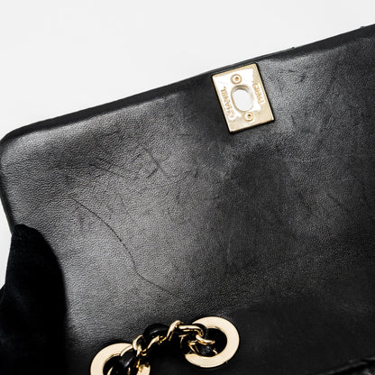 Chanel Mont Coco Mini Flap Bag Shiny Lambskin Black L