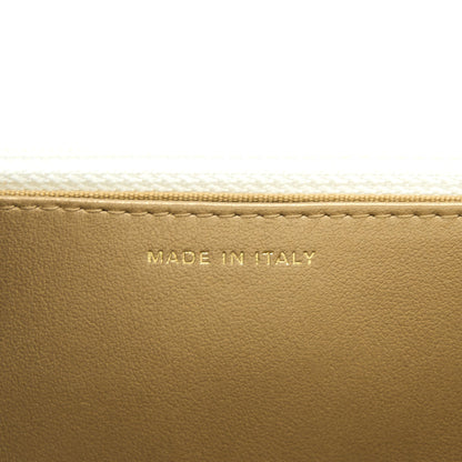 Chanel Pearl Crush Wallet On Chain Lambskin White  (Microchip)
