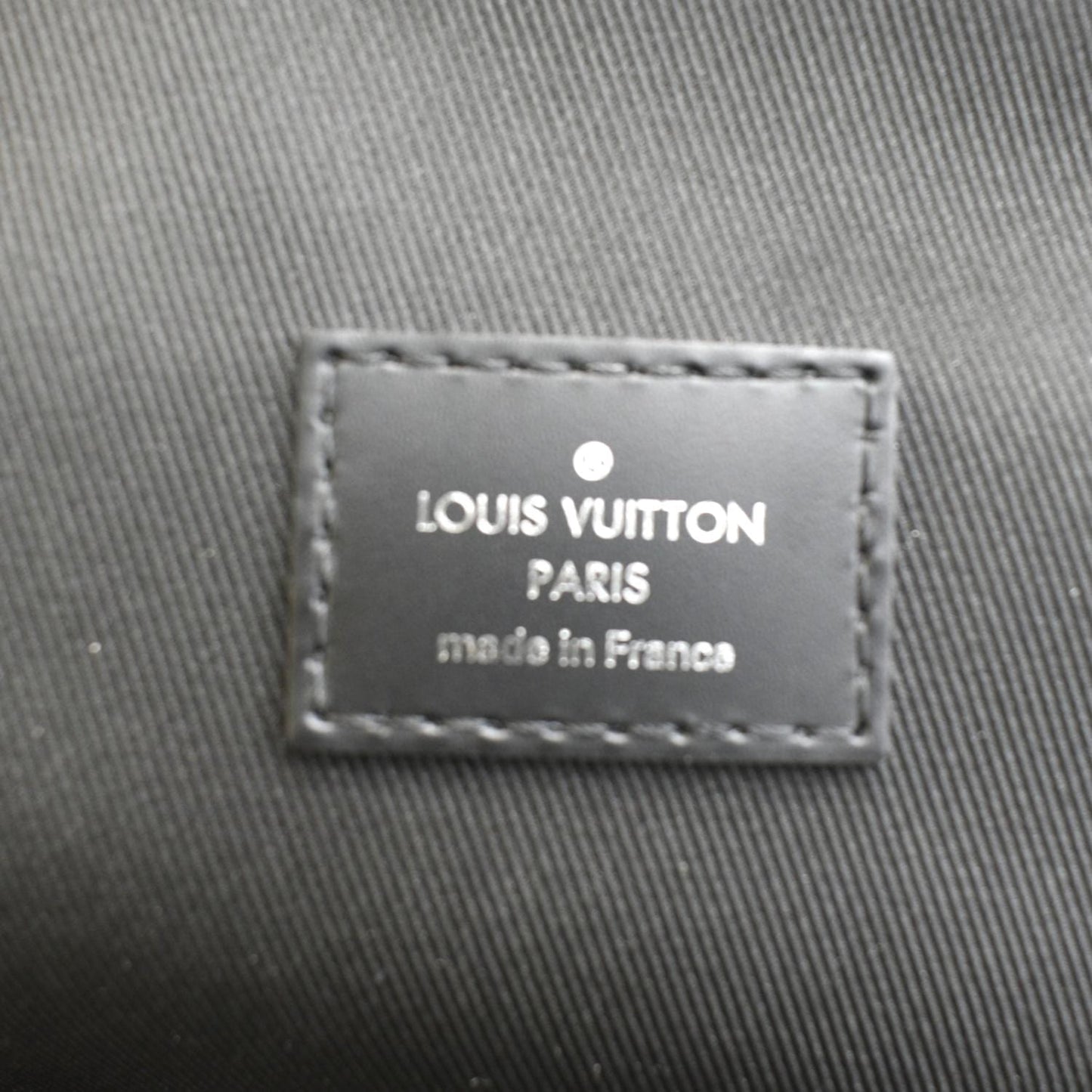 LOUIS VUITTON Avenue Sling Damier Graphite Backpack Bag Black