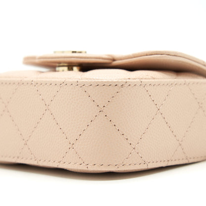 Chanel 22C Mini Flap Vanity Caviar Light Pink L