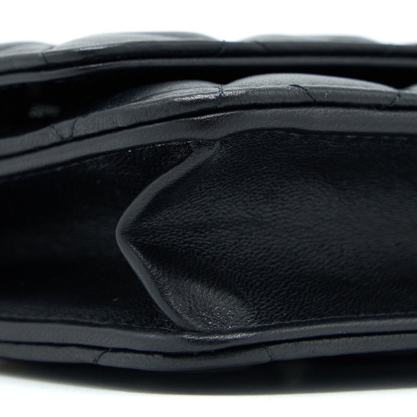 Chanel Pearl Crush Wallet on Chain Lambskin Black  (Microchip)