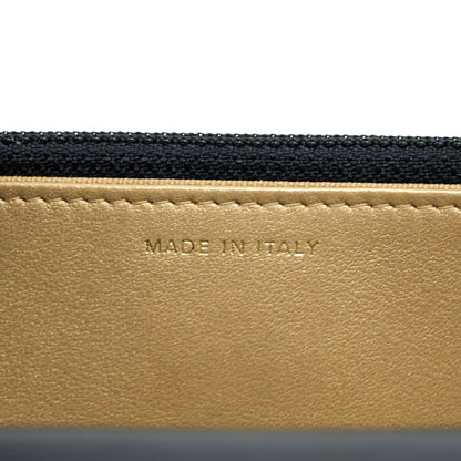 Chanel Pearl Crush Wallet on Chain Lambskin Black  (Microchip)