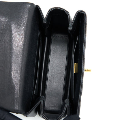 Chanel 22K Coco First Caviar Leather Black  (Microchip)