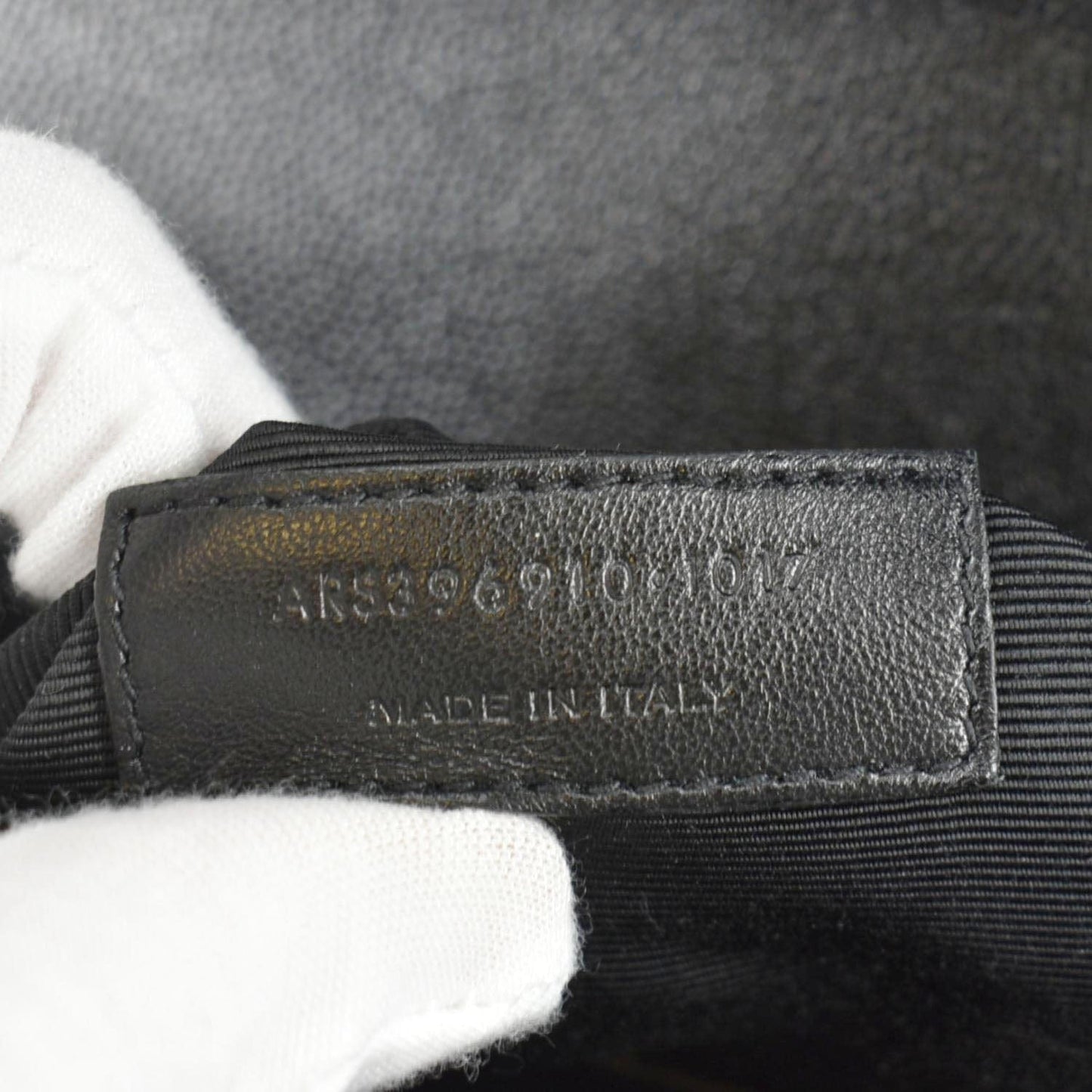 YVES SAINT LAURENT Large Envelope Flap Matelasse Leather Shoulder Bag Black