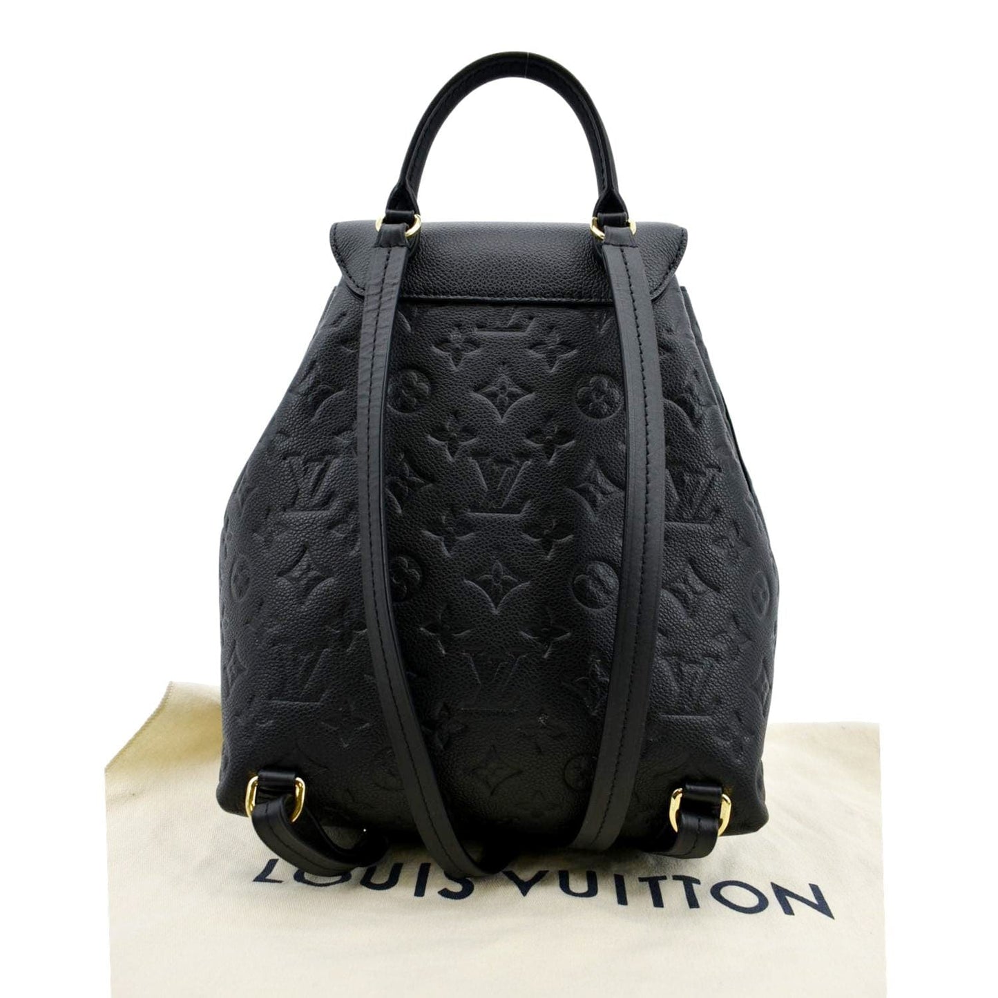 LOUIS VUITTON Montsouris NM PM Monogram Empreinte Backpack Black