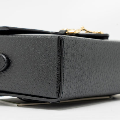 Gucci 1955 Horsebit Crossbody Bag Calfskin Black
