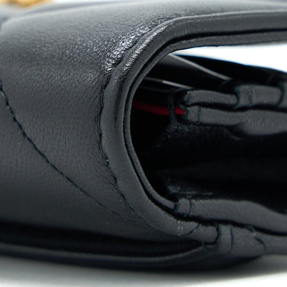 Chanel 19 Flap Wallet Lambskin Black
