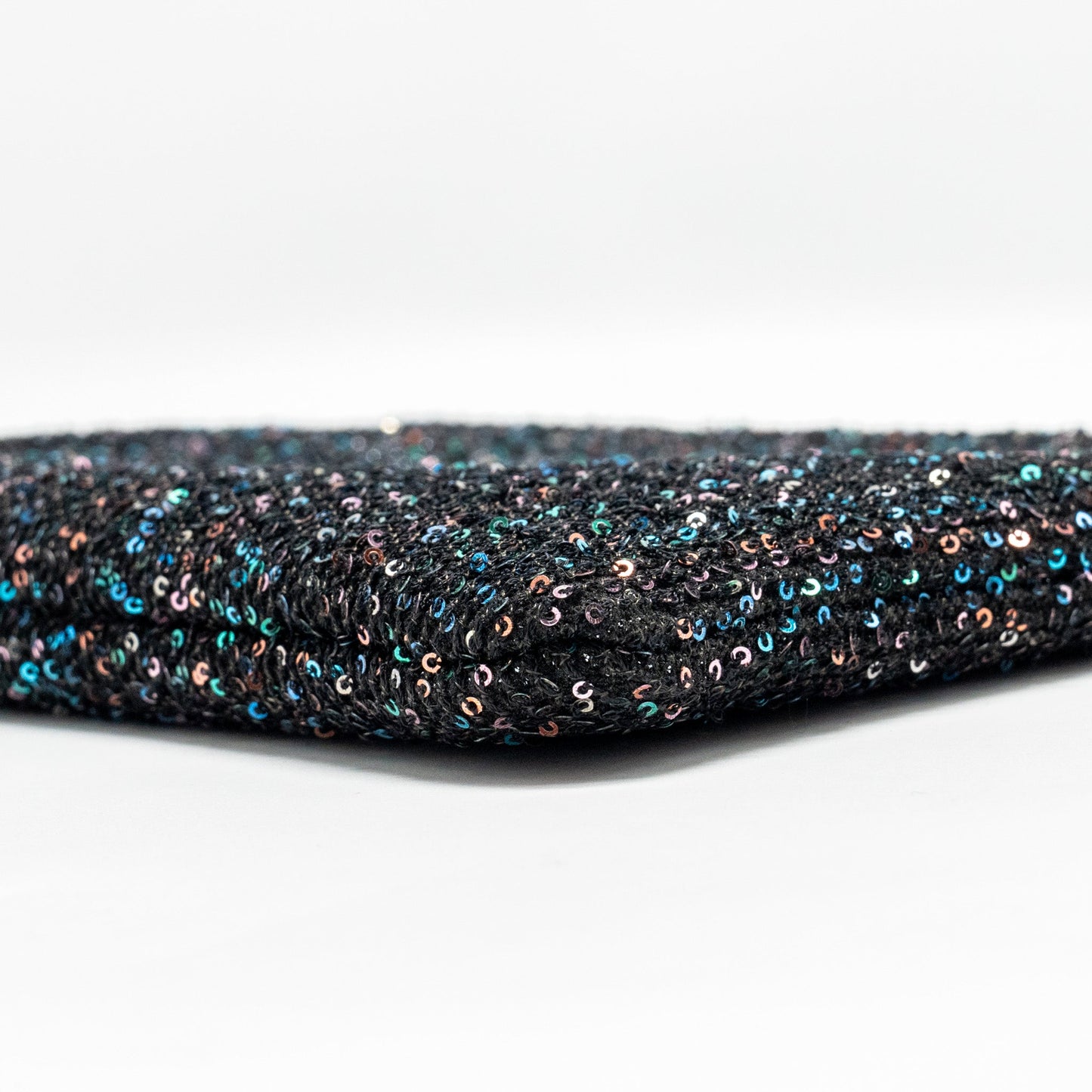 Chanel 20A Deauville Pouch Sequins/Calfskin Black/Multicolour