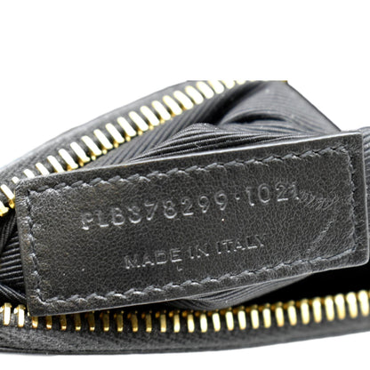 YVES SAINT LAURENT Sac de Jour Leather Satchel Shoulder Bag Black