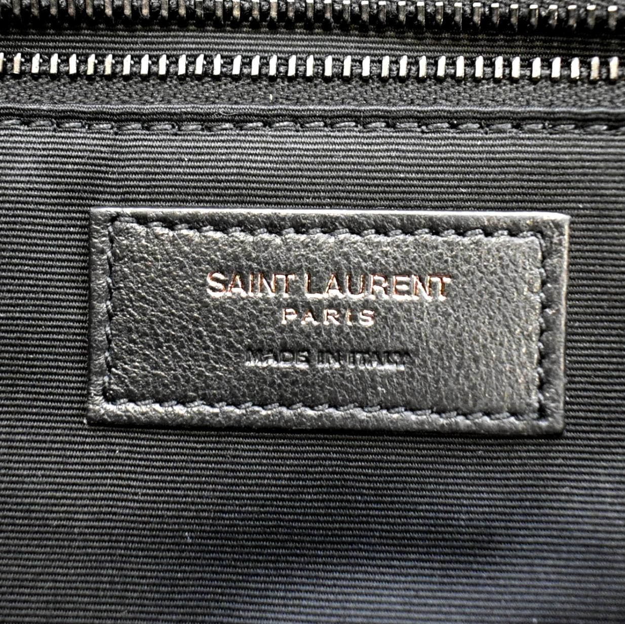 YVES SAINT LAURENT Niki Medium Leather Shoulder Bag Black