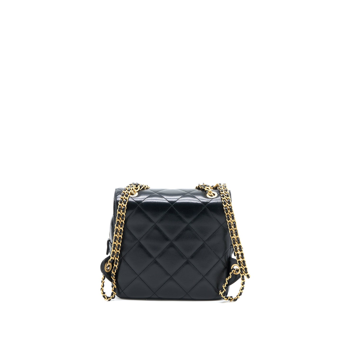 Chanel 23P Ado Backpack Lambskin Black  (Microchip)