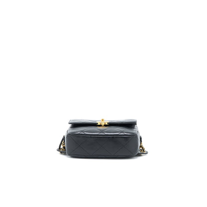 Chanel 23P Ado Backpack Lambskin Black  (Microchip)