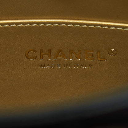 Chanel 22S Pearl Crush Hobo Bag Lambskin Black