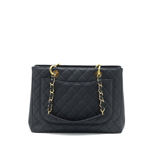 Chanel Grand Shopping Tote Bag Caviar Black