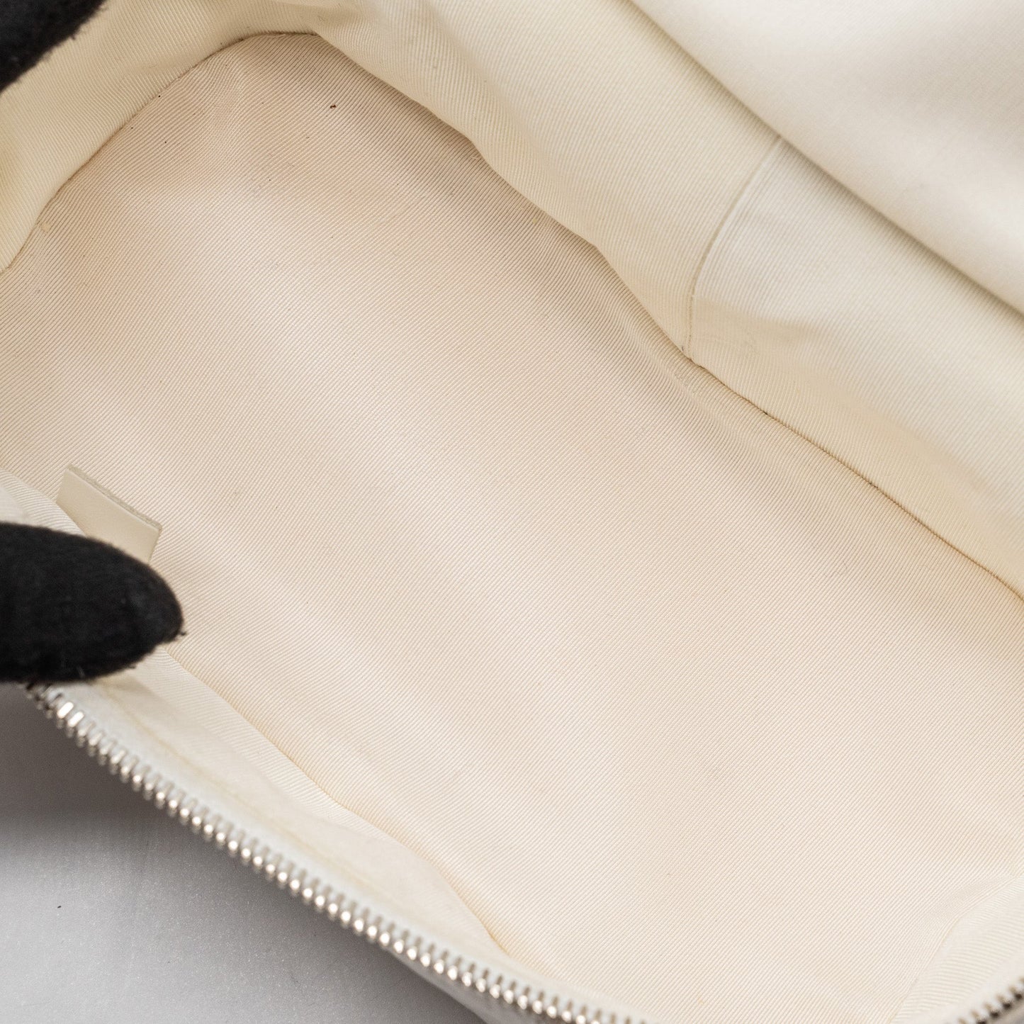 CHANEL TRANSPARENT BACKPACK PVC/SHINY CALFSKIN WHITE