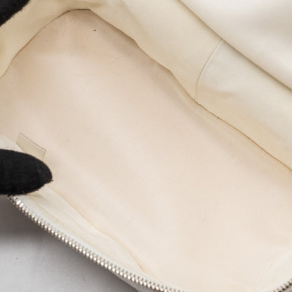 CHANEL TRANSPARENT BACKPACK PVC/SHINY CALFSKIN WHITE