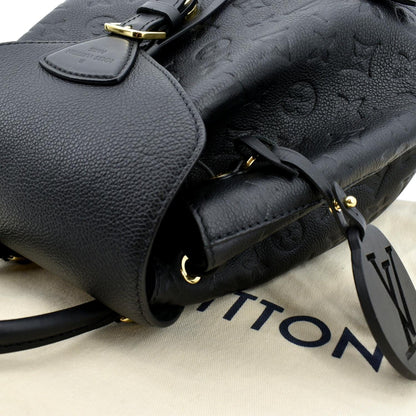 LOUIS VUITTON Montsouris NM PM Monogram Empreinte Backpack Black