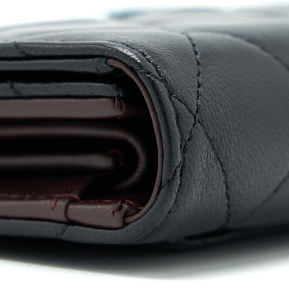 Chanel Classic Long Wallet Lambskin Black