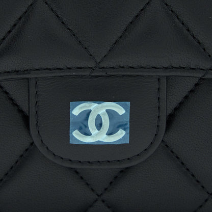 Chanel Classic Long Wallet Lambskin Black
