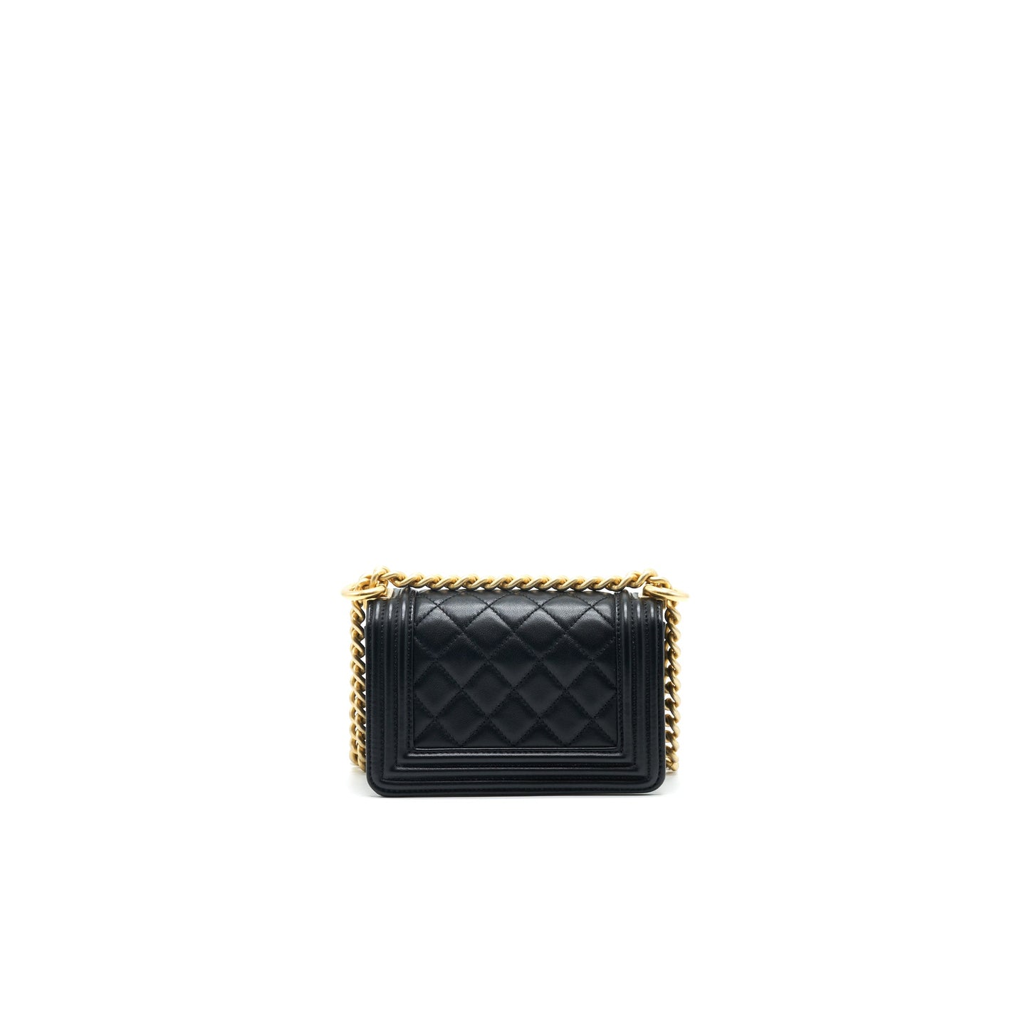 Chanel Boy Extra Mini Lambskin in Black