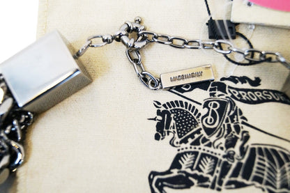 Burberry Multi Chain Gunmetal Necklace Adjustable