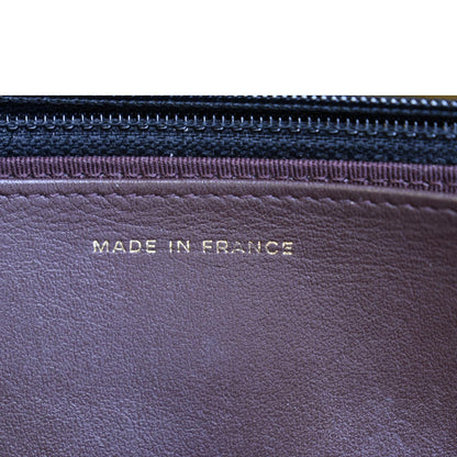 CHANEL Boy Woc Caviar Leather Wallet On Chain Clutch Bag Black