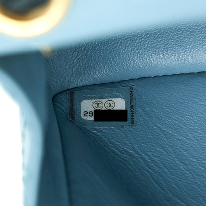 Chanel Mini 2.55 Reissue Flap Bag Light Blue Calfskin