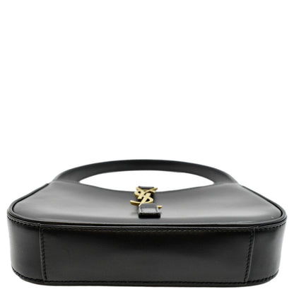 YVES SAINT LAURENT Le 5 A 7 Mini Leather Satchel Bag Black