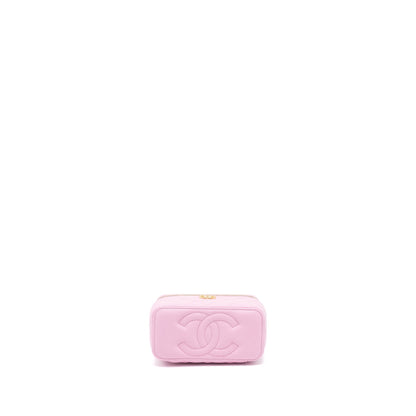 Chanel 23P Coco Love Long Vanity with Chain Caviar Pink  (Microchip)