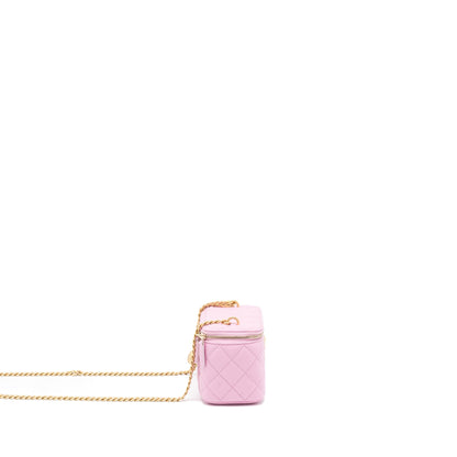 Chanel 23P Coco Love Long Vanity with Chain Caviar Pink  (Microchip)