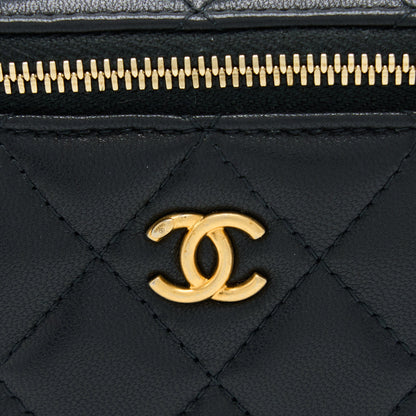 Chanel Pearl Crush Mini Vanity Lambskin Black