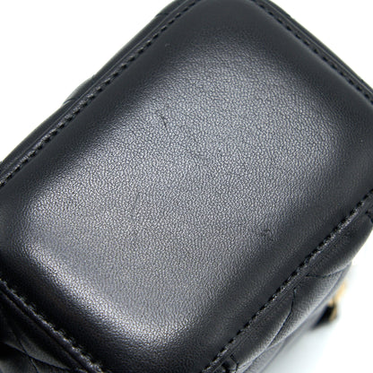 Chanel Pearl Crush Mini Vanity Lambskin Black