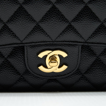 Chanel Classic Double Flap Medium Black Caviar