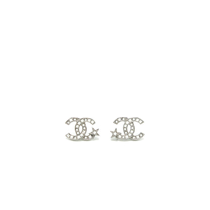 Chanel CC And Star Crystals Earring