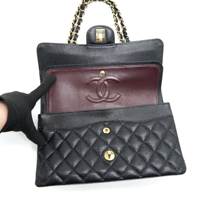 Chanel Classic Double Flap Medium Black Caviar