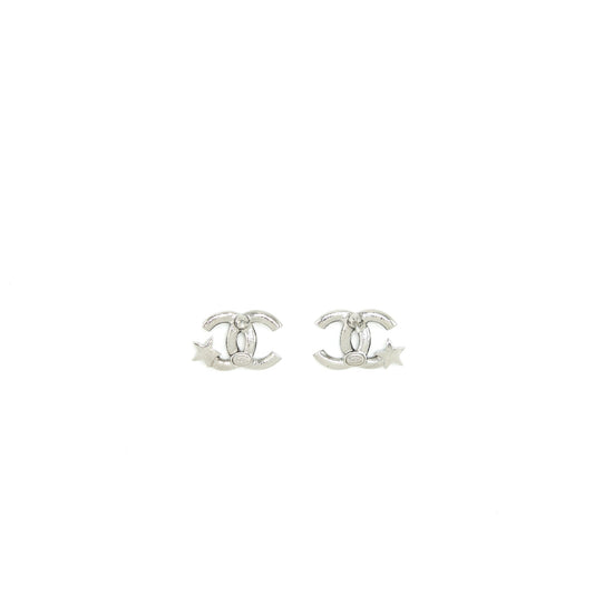 Chanel CC And Star Crystals Earring
