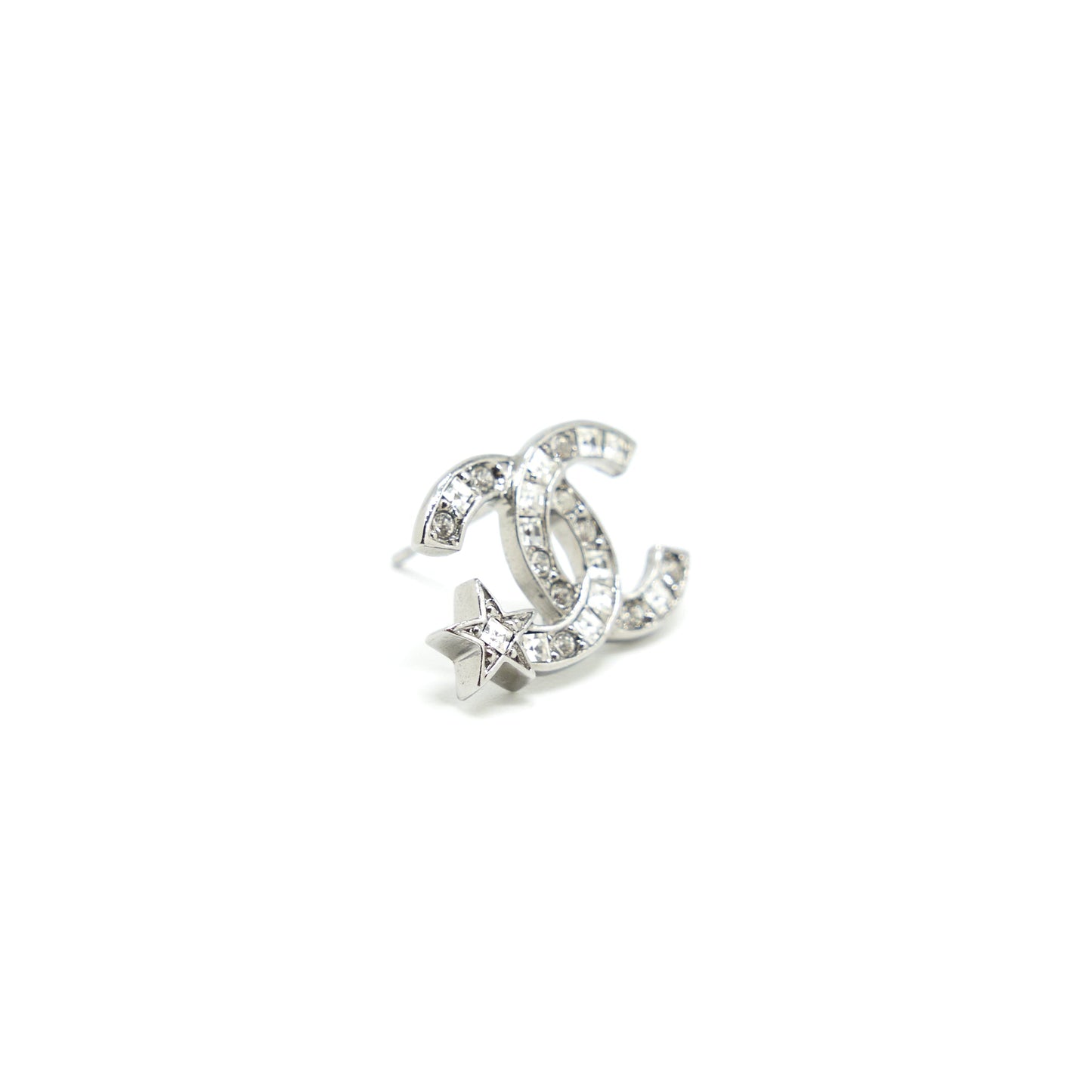 Chanel CC And Star Crystals Earring