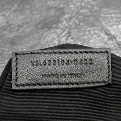 YVES SAINT LAURENT Niki Medium Leather Shoulder Bag Black