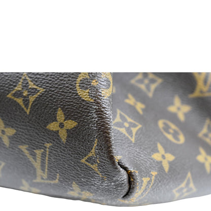 LOUIS VUITTON  Artsy MM Monogram Canvas Hobo Bag Brown